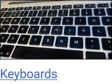 Laptop keyboard below which is text link 'Keyboard'